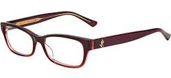 Jimmy Choo Unisex Jc271 Sonnenbrille, Glitter Burgundy, 53 von Jimmy Choo