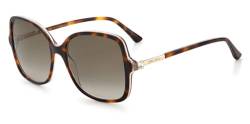 Jimmy Choo Unisex Judy/s Sonnenbrille, Havana PINK, 57 von Jimmy Choo