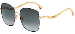 Jimmy Choo Unisex Mamie/s Sonnenbrille, Gold Black, 60 von Jimmy Choo