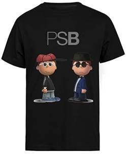 Cartoon Psb Schwarzes T-Shirt Mit Kurzen Ärmeln Für Herren von Jinbetee