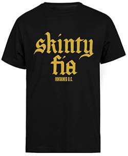 Fontaines Dc Merch Skinty Fia Schwarzes T-Shirt Mit Kurzen Ärmeln Für Herren von Jinbetee