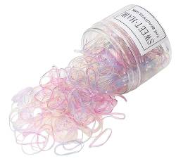 500 PCS dicke nahtlose Haargummis, Mädchen Baby elastische Haargummis, Haar-Accessoires keine Beschädigung der Haare-G04 von Jingyun