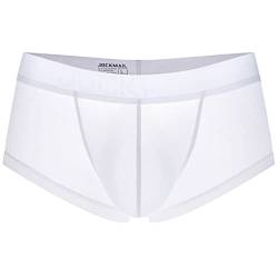 Jinwruny Herren Eisseide Bequeme Weiche Unterwäsche Sexy Boxershorts Unterhosen Atmungsaktiv Retroshorts Unterhose Männer Dünne Unterwäsche Boxer Shorts von Jinwruny