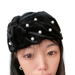 Girly Velvets Halbhut Stirnband Abdeckung Weißes Haar Haarband Für Teenager Maskerade Party Fotografieren Anti Rutsch Haarband Französisches Haarband von Jiqoe