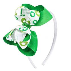 Kleeblatt Bedruckte Haarbänder Großes Stirnband Patrick's Day Stirnbänder Party Dekoration Zubehör Für Urlaub Haar Styling Kleeblatt Stirnband Für Babys von Jiqoe