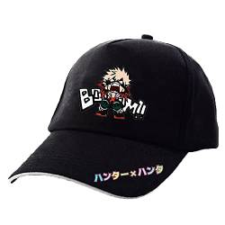 Jiumaocleu My Hero Academia Hat Midoriya Izuku, Todoroki Shouto, Bakugō Katsuki Anime Baseballmützen Cosplay Zubehör Kappen Verstellbar Casual Hut Sommerhut, Typ 1, M von Jiumaocleu