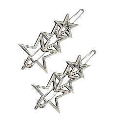 Japanische würzige Metall Stern Haarnadel Süß Und Cool Clip Zubehör Liu Haar Haijia Hohl Liebe U5C3 Pentagramm von Jkapagzy