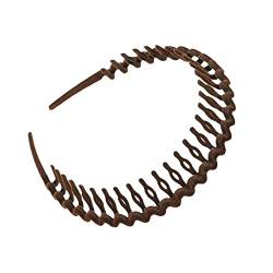 Jkapagzy Hair Hoop Female All-Match Press Haarkopf Unisex Schwarz Welle Haar Kopf Hoop Haarband Mode Sport Accessoires Haarband von Jkapagzy