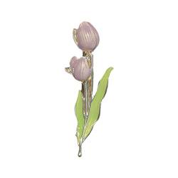 Sommer Tulpe Haarnadel Elegant Frauen Blume Perlen Seitendekoration Haarspangen Clip Stirnband Accessoires Niedlich Halt Süßes Haar von Jkapagzy
