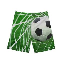 Jndtueit Badehose für Jungen, Sommer, Strand, kurze Badehose für Kinder, Cooler Fußball, 7-8 Jahre von Jndtueit