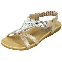 Jo & Joe , Damen Sandalen, Gold - Gold - Größe: EU 38 (Herstellergröße 5) von Jo & Joe