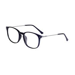 Computerbrille Anti-Blaulicht Damen Herren Ohne Stärke Anti-Müdigkeit UV-Schutz TR90 Rahmen mit Brillenetuis, Matt Schwarz, M von JoXiGo