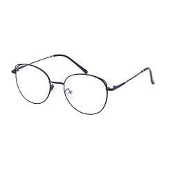 JoXiGo Brille Blaulichtfilter Ohne Stärke Damen Herren Metallgestell Brillenfassung Computerbrille mit Brillenetuis Brillenkette von JoXiGo