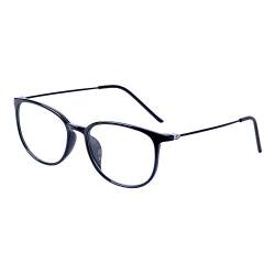 JoXiGo Brille Ohne Sehstärke für Damen Herren - Klar Linse TR90 Metall Brillenfassungen Ultraleicht(13g) - Brillenetuis von JoXiGo