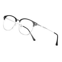 JoXiGo Computerbrille Blaulichtfilter Damen Herren Ohne Stärke mit Brillenetuis UV Schutzbrille gegen Kopfschmerzen Augenmüdigkeit Gamingbrille für PC TV Tablet von JoXiGo