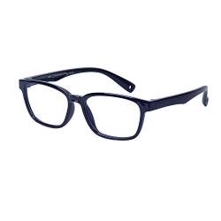 JoXiGo Kinder Brille Ohne Stärke Blaulichtfilter UV Blockieren TR90 Rahmen mit Einstellbare Brillenband + Brillenetui von JoXiGo