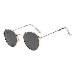 JoXiGo Sonnenbrille Damen Herren Klassisch Retro Metallrahmen von JoXiGo