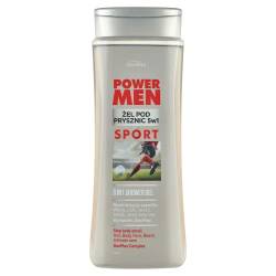 JOANNA Power Men Sport DeoPlex Duschgel für Männer 5in1 - Energie mit Hefe - Gründlich Gereinigte und Erfrischte Haut - Herren Pflegedusche - Angenehmer Duft - 300 ml von Joanna