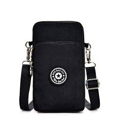 Handytasche Damen zum Umhängen Handytaschen Umhängetasche Kleine Wasserdicht Handy Umhängetasche Universal Handytasche für Alltag Büro Schule Ausflug Einkauf, 3 Fächer (B) von Joayuezo