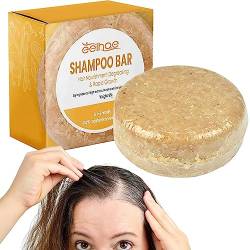 Ingwer-Shampoo-Riegel für Haarwachstum - Ingwer-Shampoo für Haarwachstum - Natürliches Ingwer-Haarwuchs-Shampoo, 65 g, fördert das Haarwachstum und repariert geschädigtes Haar Joberio von Joberio