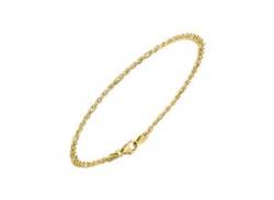 Goldarmband JOBO Armbänder Gr. Gelbgold 585, gelb (gelbgold 585) Damen Armbänder Gold Zwillings-Panzerarmband 585 19 cm von Jobo