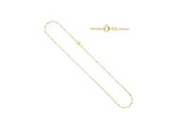 Goldkette JOBO Halsketten Gr. Gelbgold 333, Länge: 45 cm, goldfarben (gelbgold 333) Damen Goldketten Singapurkette 333 Gold 45 cm 1,8 mm von Jobo