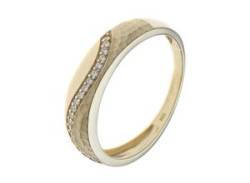 Goldring JOBO Fingerringe Gr. 50, Gelbgold 333, goldfarben (gelbgold 333) Damen Fingerringe 333 Gold mit Zirkonia von Jobo