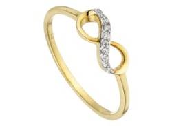 Goldring JOBO "Ring Unendlich" Fingerringe Gr. 56, Gelbgold 375, gelb (gelbgold 375) Damen Fingerringe von Jobo