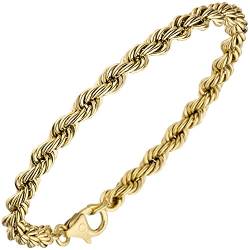 JOBO Damen-Armband Kordelarmband aus 585 Gold 3,2 mm 19 cm von Jobo