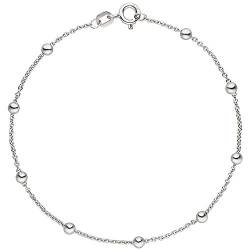 Jobo Damen Armband mit kleinen Kugeln 925 Sterling Silber 18,5 cm von Jobo