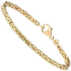 Jobo Damen Königsarmband 333 Gold Gelbgold 19 cm Armband Goldarmband von Jobo