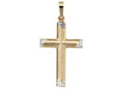 Kreuz-Anhänger JOBO "Anhänger Kreuz" Schmuckanhänger Gr. Gelbgold 333, goldfarben (gelbgold 333) Damen Anhänger von Jobo