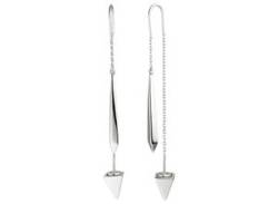 Paar Ohrhänger JOBO Ohrringe Gr. Silber 925 (Sterlingsilber), silberfarben (silber 925) Damen Ohrhänger von Jobo