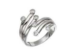 Silberring JOBO Fingerringe Gr. 50, Silber 925 (Sterlingsilber), silberfarben (silber 925) Damen Fingerringe von Jobo