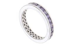 Silberring JOBO "Ring mit Zirkonia" Fingerringe Gr. 62, Silber 925 (Sterlingsilber), silberfarben (silber 925) Damen Fingerringe von Jobo