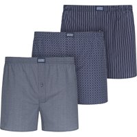 JOCKEY® Pure Cotton Comfort Boxershorts, 3er-Pack, für Herren, blau, L von Jockey