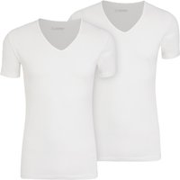 JOCKEY® Cotton + Unterhemden, feuchtigkeitsregulierend, 2er-Pack, für Herren, weiß, L von Jockey