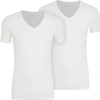 JOCKEY® Cotton + Unterhemden, feuchtigkeitsregulierend, 2er-Pack, für Herren, weiß, XL von Jockey