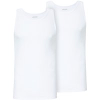 JOCKEY® Unterhemd "Cotton+", 2er-Pack, Uni, für Herren, weiß, M von Jockey