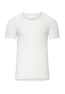 Jockey Classic Cotton Rib Shortsleeve Shirt in Off-White, Größe M von Jockey