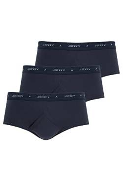 Jockey | Herren | Packung mit DREI klassischen Unterhosen in Y-Form | Navy Blau von Jockey
