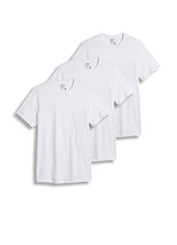 Jockey Herren T-Shirt, Klasssicher Rundhalsausschnitt, 3er-Pack, Weiß, Gr. Medium von Jockey