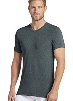 Jockey Herren T-Shirts Slim Fit Baumwolle Stretch V-Ausschnitt T-Shirt – 2er Pack - - X-Large von Jockey