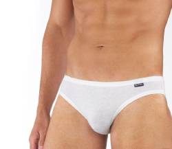Jockey Men's Underwear Elance Bikini - 3 Pack, white, M von Jockey