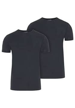 Jockey Microfiber Air T-Shirt 2er-Pack in Schwarz, Größe L von Jockey