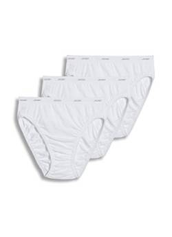 Jockey Women's Underwear Classic French Cut - 3 Pack, white, 6 von Jockey