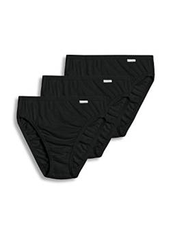 Jockey Women's Underwear Elance French Cut - 3 Pack, black, 7 von Jockey