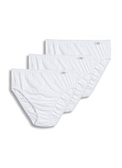 Jockey Women's Underwear Elance French Cut - 3 Pack, white, 5 von Jockey
