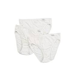 Jockey Women's Underwear Supersoft French Cut - 3 Pack, white, 6 von Jockey