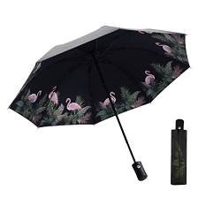 Regenschirm Sturmfest Windproof Kompaktes Repel Umbrella mit 8 Rippen UV Sonne Regen Leichter Regenschirm Auto Öffnen und Schließen Tragbare Regenschirm Schnell Trockene Regenschirm für Män Frauen (B) von Jodsen